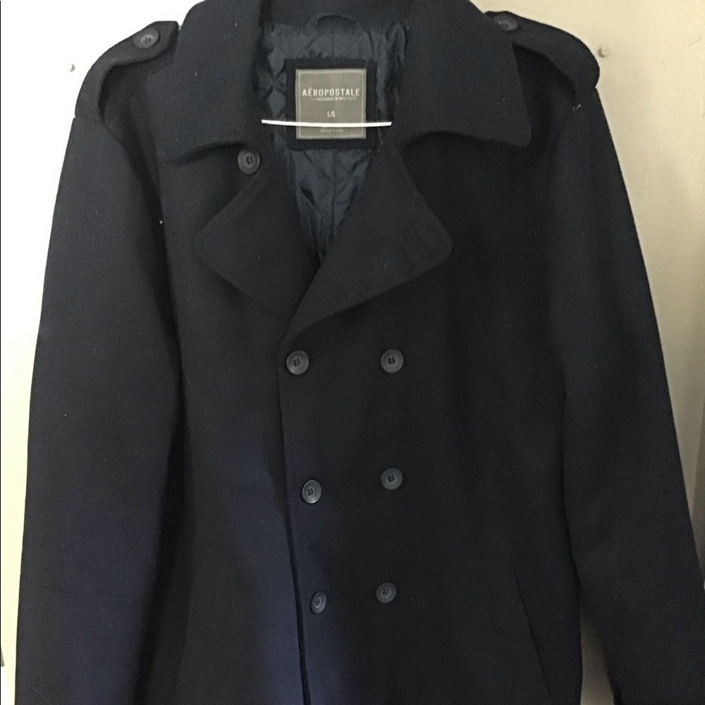 Pea Coat Quilted Aeropostale L Men’s
